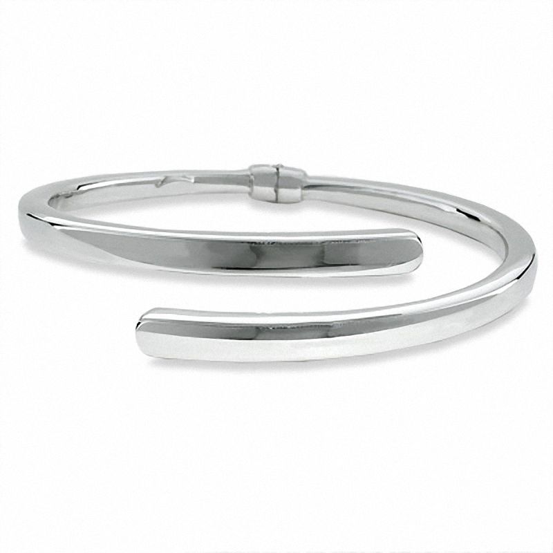 Main Image 1 of Bypass Bangle in Polished Sterling Silver