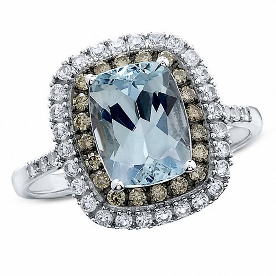 Aquamarine rings at zales online