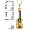 Thumbnail Image 2 of 1/4 CT. T.W. Champagne Diamond Guitar Pendant in 10K Gold