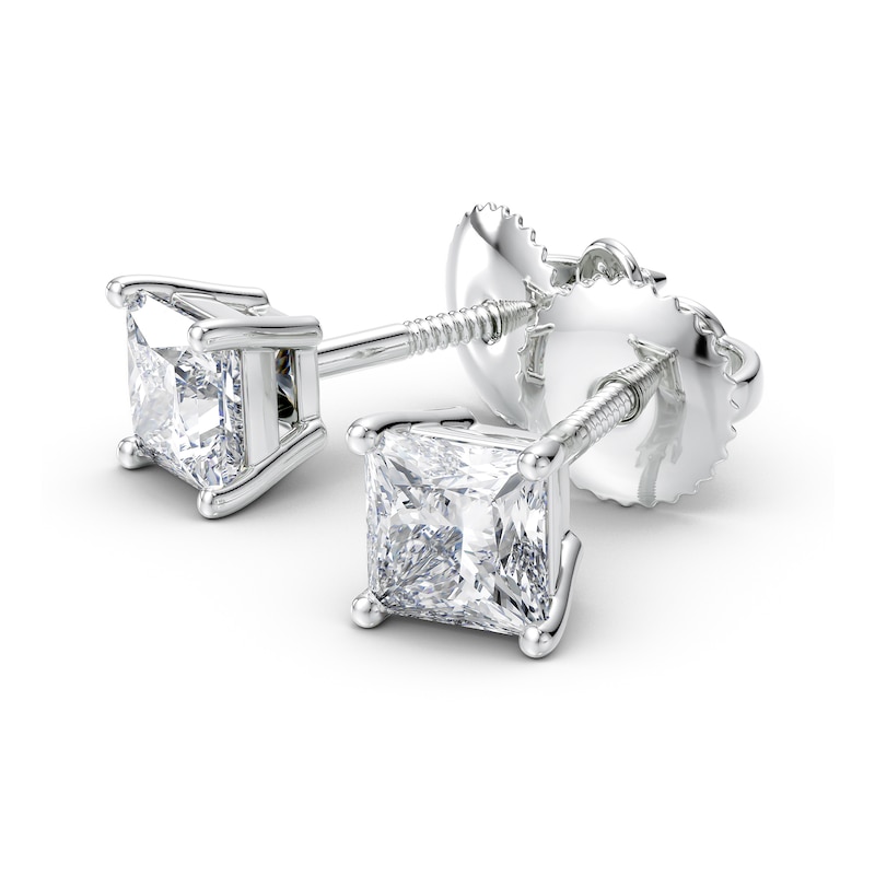 1 ct. tw. Round Cut Diamond Earrings Studs | AE14-017