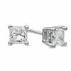 Thumbnail Image 1 of 3/4 CT. T.W. Princess-Cut Diamond Solitaire Stud Earrings in 14K White Gold (J/I3)