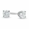 Thumbnail Image 1 of 3/4 CT. T.W. Diamond Solitaire Stud Earrings in 14K White Gold