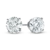 Thumbnail Image 0 of 2 CT. T.W. Diamond Solitaire Stud Earrings in 14K White Gold