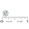 Thumbnail Image 2 of 2 CT. T.W. Diamond Solitaire Stud Earrings in 14K White Gold