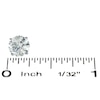 Thumbnail Image 1 of 2 CT. T.W. Diamond Solitaire Stud Earrings in 14K White Gold