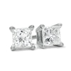 Thumbnail Image 0 of 1-1/4 CT. T.W. Princess-Cut Diamond Solitaire Stud Earrings in 14K White Gold