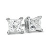 Thumbnail Image 1 of 1-1/4 CT. T.W. Princess-Cut Diamond Solitaire Stud Earrings in 14K White Gold