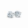 Thumbnail Image 1 of 1/2 CT. T.W. Diamond Solitaire Stud Earrings in 14K White Gold