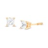 Thumbnail Image 0 of 1/5 CT. T.W. Princess-Cut Diamond Solitaire Earrings in 14K Gold