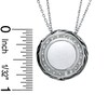 Thumbnail Image 2 of White Onyx and Diamond Zebra Pendant in Sterling Silver