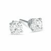Thumbnail Image 0 of 3/8 CT. T.W. Diamond Solitaire Stud Earrings in 14K White Gold