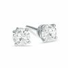 Thumbnail Image 1 of 3/8 CT. T.W. Diamond Solitaire Stud Earrings in 14K White Gold