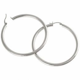 50mm Stainless Steel Hoop Earrings