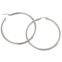 60mm Stainless Steel Hoop Earrings