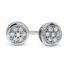 1/20 CT. T.W. Multi-Diamond Round Stud Earrings In 10K White Gold