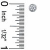 Thumbnail Image 2 of 1/20 CT. T.W. Multi-Diamond Round Stud Earrings in 10K White Gold