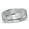 Thumbnail Image 0 of Men's 6.0mm Comfort Fit Wedding Band in 14K White Gold - Size 10