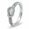 Thumbnail Image 2 of 1/2 CT. T.W. Everlon™ Diamond Knot Full Pavé Ring in 14K White Gold