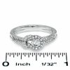 Thumbnail Image 2 of 1/2 CT. T.W. Everlon™ Diamond Knot Full Pavé Ring in 14K White Gold
