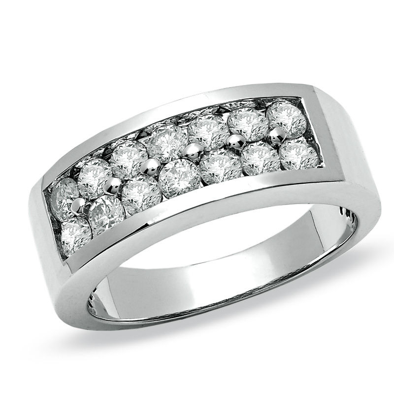 Two-Row Diamond Band