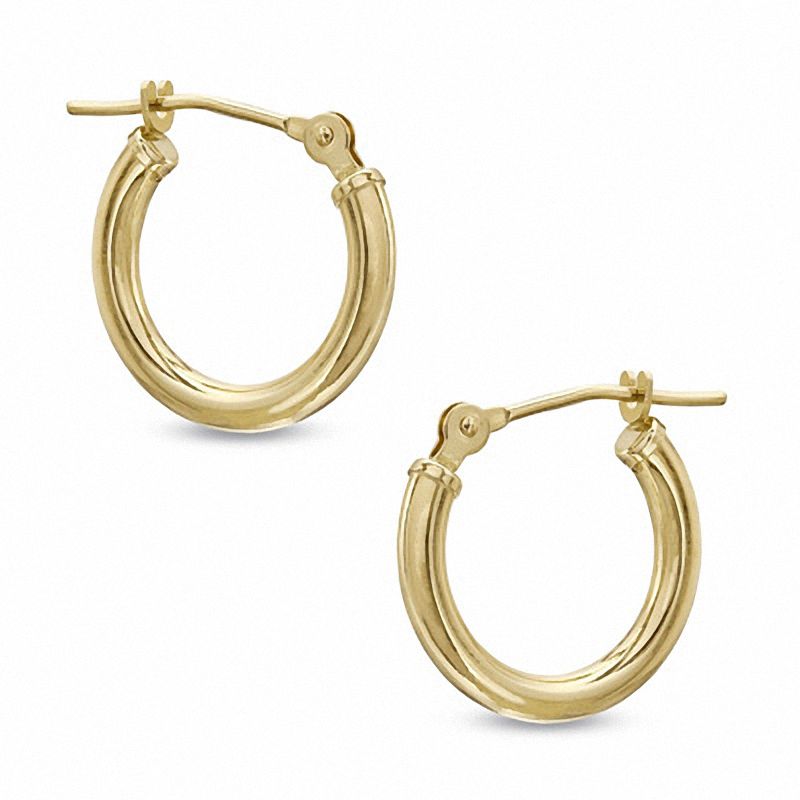 Main Image 1 of 14K Gold 14.0mm Hoop Earrings