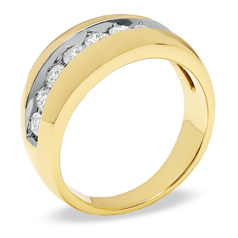 Men's 1 CT. T.W. Diamond Band in 14K Gold