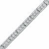 Thumbnail Image 1 of 1/2 CT. T.W. Diamond Tennis Bracelet in Sterling Silver
