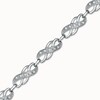 Thumbnail Image 1 of 1/5 CT. T.W. Diamond Double Infinity Bracelet in Sterling Silver
