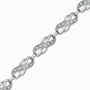 Thumbnail Image 0 of 1/5 CT. T.W. Diamond Double Infinity Bracelet in Sterling Silver