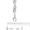 Thumbnail Image 2 of 1/5 CT. T.W. Diamond Double Infinity Bracelet in Sterling Silver
