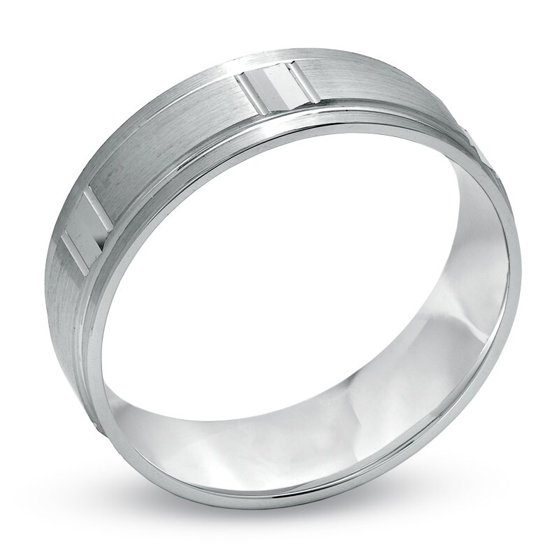 Main Image 2 of 7.0mm Wedding Band in 14K White Gold
