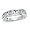Thumbnail Image 1 of Men's 1/3 CT. T.W. Diamond Wedding Band in 10K White Gold