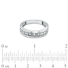 Thumbnail Image 2 of Men's 1/3 CT. T.W. Diamond Wedding Band in 10K White Gold