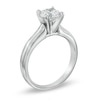Thumbnail Image 1 of 1-1/5 CT. Certified Canadian Diamond Solitaire Engagement Ring in 14K White Gold (I/I1)