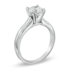 Thumbnail Image 1 of 1-1/5 CT. Certified Canadian Diamond Solitaire Engagement Ring in 14K White Gold (I/I1)