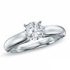 Thumbnail Image 0 of 1/2 CT. Certified Canadian Diamond Solitaire Engagement Ring in 14K White Gold (I/I1)