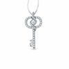Thumbnail Image 1 of Sirena™ 1/4 CT. T.W. Diamond Key Pendant in 14K White Gold