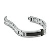 Thumbnail Image 2 of Diamond Accent ID Bracelet in Two-Tone Stainless Steel - 8.5"