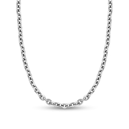 Men's 7.5mm Link Necklace in Stainless Steel - 22"