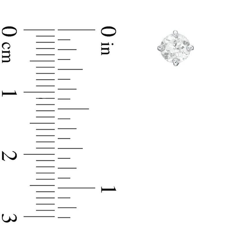 Main Image 3 of Lab-Created White Sapphire Pendant and Earrings Set in Sterling Silver