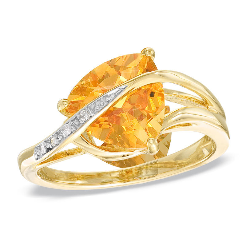Zales citrine ring cheap