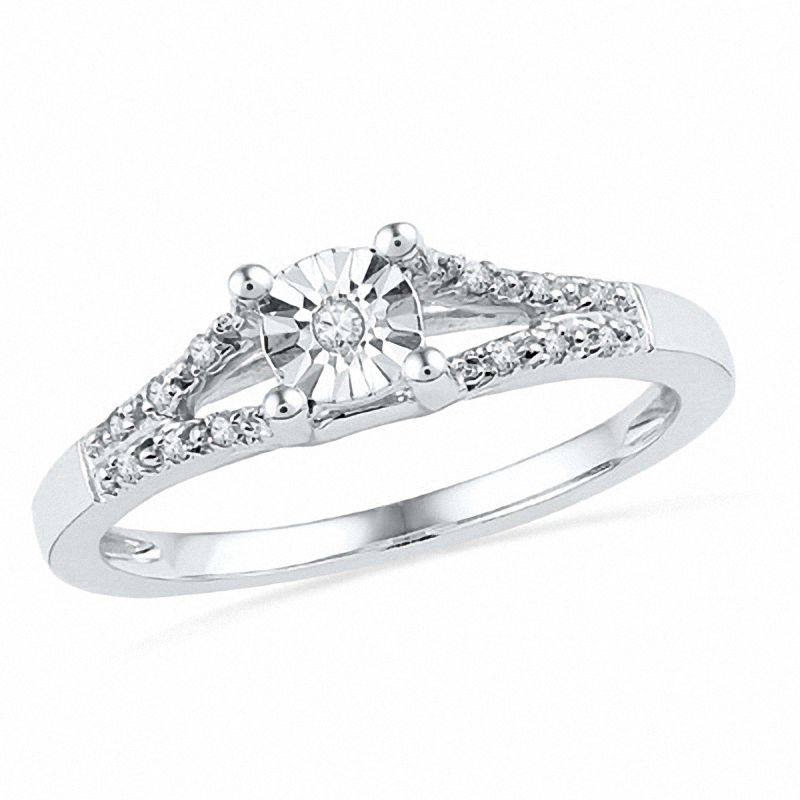 White gold commitment shop rings