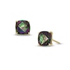 Thumbnail Image 0 of 8.0mm Cushion-Cut Mystic Fire® Topaz Stud Earrings in 14K Gold