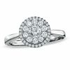 Thumbnail Image 0 of 3/4 CT. T.W. Diamond Double Frame Engagement Ring in 14K White Gold