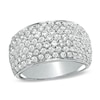 Thumbnail Image 1 of 2 CT. T.W. Diamond Multi-Row Band in 10K White Gold