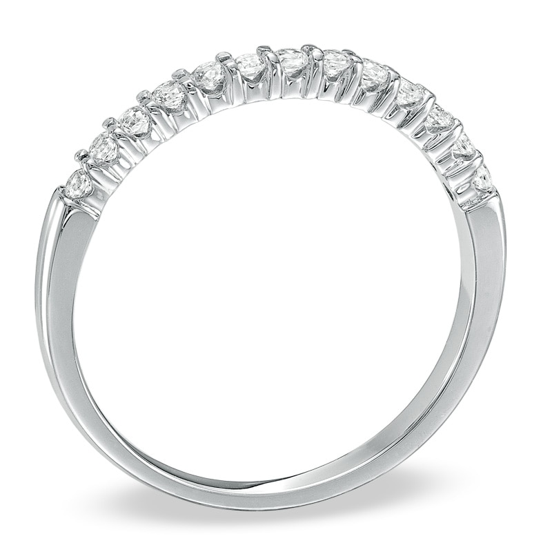 Main Image 2 of 1/4 CT. T.W. Diamond Band in 10K White Gold