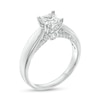 1 CT. T.W. Certified Princess-Cut Diamond Engagement Ring in 14K White Gold (J/I2)