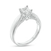 Thumbnail Image 0 of 1 CT. T.W. Certified Princess-Cut Diamond Engagement Ring in 14K White Gold (J/I2)