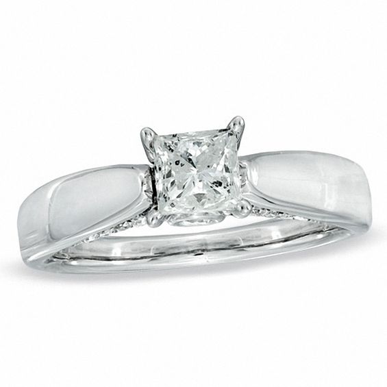 I2 clarity, I-J color Jewelry Adviser Rings 14k A Diamond heart ring Diamond quality A