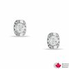 Thumbnail Image 1 of 3/4 CT. T.W. Certified Canadian Diamond Stud Earrings in 14K White Gold (I/I2)